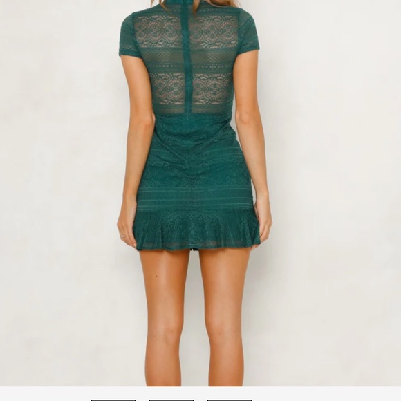 HELLO MOLLY green lace dress NWT - Picture 1 of 6